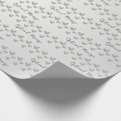 Cadeau Beaucoup de coeurs envelopper du papier (Coin)