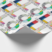 Cadeau Beaucoup de papier d'enveloppement d'amour (Coin)