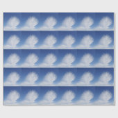 Cadeau Beaux nuages Envelopper le papier (Plat)