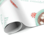 Cadeau Bébé c'est papier d'emballage de vacances (Coin rond)