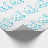 Cadeau Bébé c'est papier d'emballage d'extérieur froid (Coin)