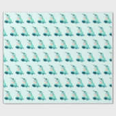 Cadeau Bébé Donkey Funny Wrapping Papier - Personnalisabl (Plat)