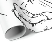 Cadeau Bébé Jésus en papier enveloppant (Coin rond)