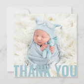 Cadeau bébé Merci moderne Baby shower nouveau-né (Devant)