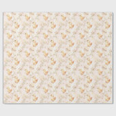 Cadeau Bébé mignon Pastel Papier d'enveloppement fermier (Plat)