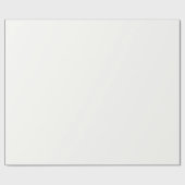 Cadeau Bébé Poudre Blanc Plain Solide Papier d'enveloppem (Plat)