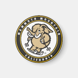 Cadeau bergen van het skioord Vintage Mammoth Moun Magneet