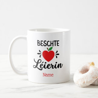 Cadeau "Beschte Léierin" Koffiemok