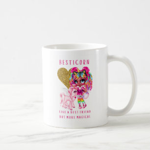 Cadeau beste vriendin voor meisjes, Magische eenho Koffiemok
