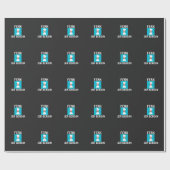 CADEAU BIDEN FERK JER BERDIN CHRISTMAS WRAPPER PAPIER (Plat)