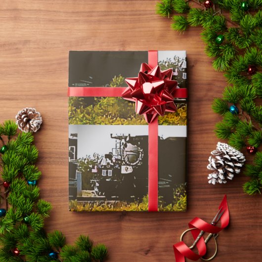 Cadeau Big Boy No. 4014 Papier d'enveloppement de train (Cadeau de vacances)