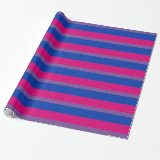 Cadeau Bisexualité drapeau de la fierté Papier à envelopp (Déroulé)