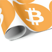 Cadeau Bitcoin papier Bitcoin Crypto devise Logo (Coin rond)
