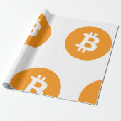 Cadeau Bitcoin Thème Papier à envelopper (Déroulé)