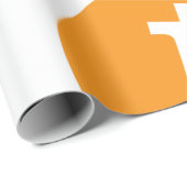 Cadeau Bitcoin Thème Papier à envelopper (Coin rond)