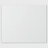Cadeau Blanc avec le papier d'emballage de flocons de (Plat)