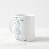 Cadeau blanc d'Elepant - tasse de café (Devant gauche)