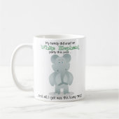 Cadeau blanc d'Elepant - tasse de café (Gauche)