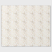 Cadeau Blanc et papier d'emballage de points de ville de (Plat)