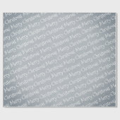 Cadeau Blanc Joyeux Noël Kraft texture papier  (Plat)