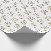 Cadeau Blanc| Laisser neiger le papier d'enveloppement de (Coin)