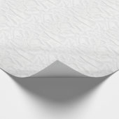 Cadeau BLANC papier plier la texture plié crumple crumple (Coin)