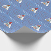 Cadeau Bleu "Ancien" MUMMY WRAPPER PAPIER (Coin)