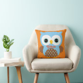Cadeau bleu et orange de bébé de coussin de (Chaise)