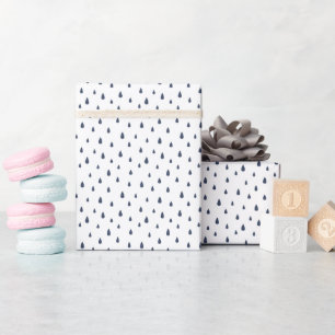 Cadeau Bleu foncé Whimsy Bleu gouttes à papier à envelopp