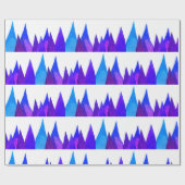 Cadeau Bleu, papier d'emballage   abstrait de vert (Plat)