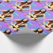 Cadeau bleu violet dire quel papier d'emballage (Coin)