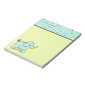Cadeau bloc-notes éléphant bébé mignon (Tourné)