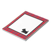 Cadeau bloc-notes Terrier Écossais (Tourné)