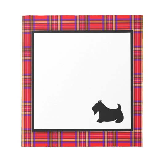 Cadeau bloc-notes Terrier Écossais (Devant)