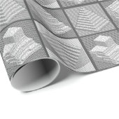 Cadeau Blocs Papier d'enrobage de puzzle Maze (Coin rond)