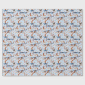 Cadeau Boho Chic papier d'enveloppement personnalisé avec (Plat)