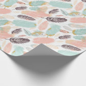 Cadeau Boho Feathers Envelopper le papier (Coin)