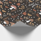 Cadeau Bois Champignons Enveloppement Papier (Coin)