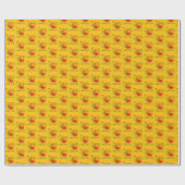 Cadeau Bonjour Automne Thanksgiving Wrapper Papier (Plat)