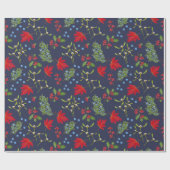 Cadeau Botanique Plante d'automne Papier Motif (Plat)