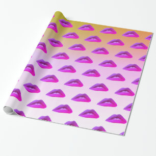 Cadeau Bouche-dame, Papier d'enveloppement des lèvres