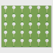 Cadeau Boule sur papier d'emballage de tee. (Plat)