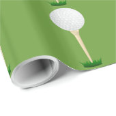 Cadeau Boule sur papier d'emballage de tee. (Coin rond)