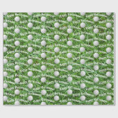 Cadeau Boules de golf de retraite sur papier d'enveloppem (Plat)