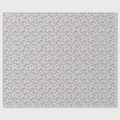 Cadeau Boules de golf et papier d'emballage de tee - (Plat)