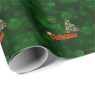 Cadeau Boules de pelouse, Papier d'enveloppement de Noël