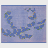 CADEAU BOUTEILLES DE PAPIER EN BLEU (Plat)