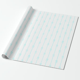 Cadeau Bows bleus et papier d'enrobage