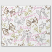 Cadeau Bows et plus de Bows Mariage Enveloppement papier (Plat)