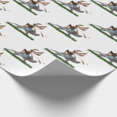 Cadeau Boy Fairy Riding Sur Le Papier D'Enveloppement De  (Coin)